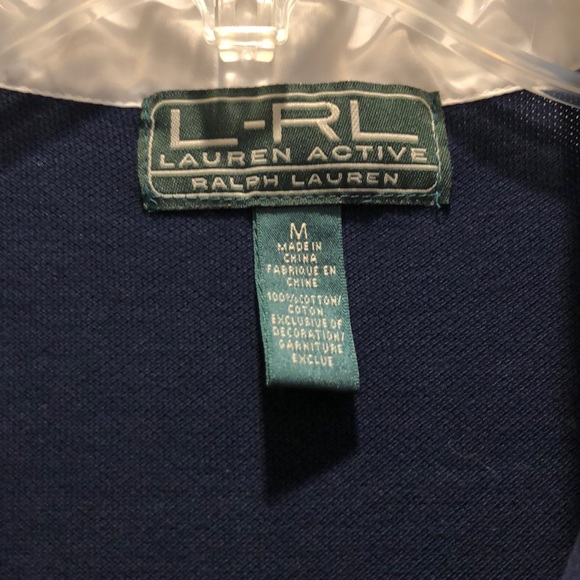 Ralph Lauren Sz: M Navy dress with white color - Picture 3 of 3